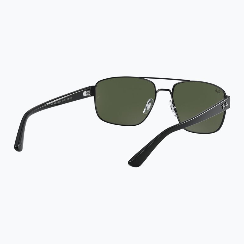 Sonnenbrille Ray-Ban RB3663 black/green g-15 6