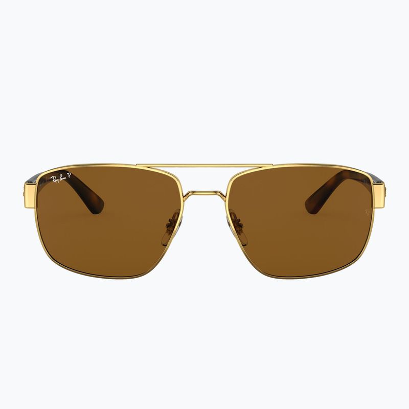 Sonnenbrille Ray-Ban RB3663 arista gold/brown 2