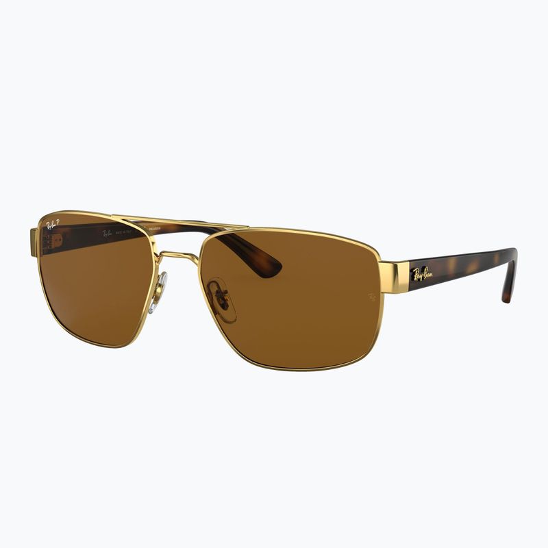 Sonnenbrille Ray-Ban RB3663 arista gold/brown 4