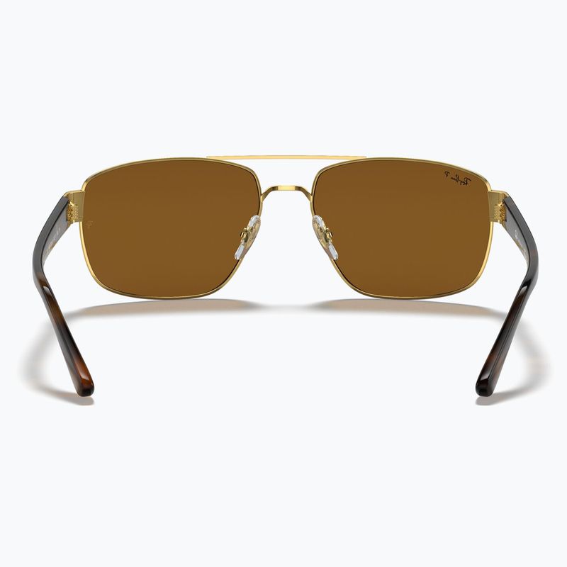 Sonnenbrille Ray-Ban RB3663 arista gold/brown 5