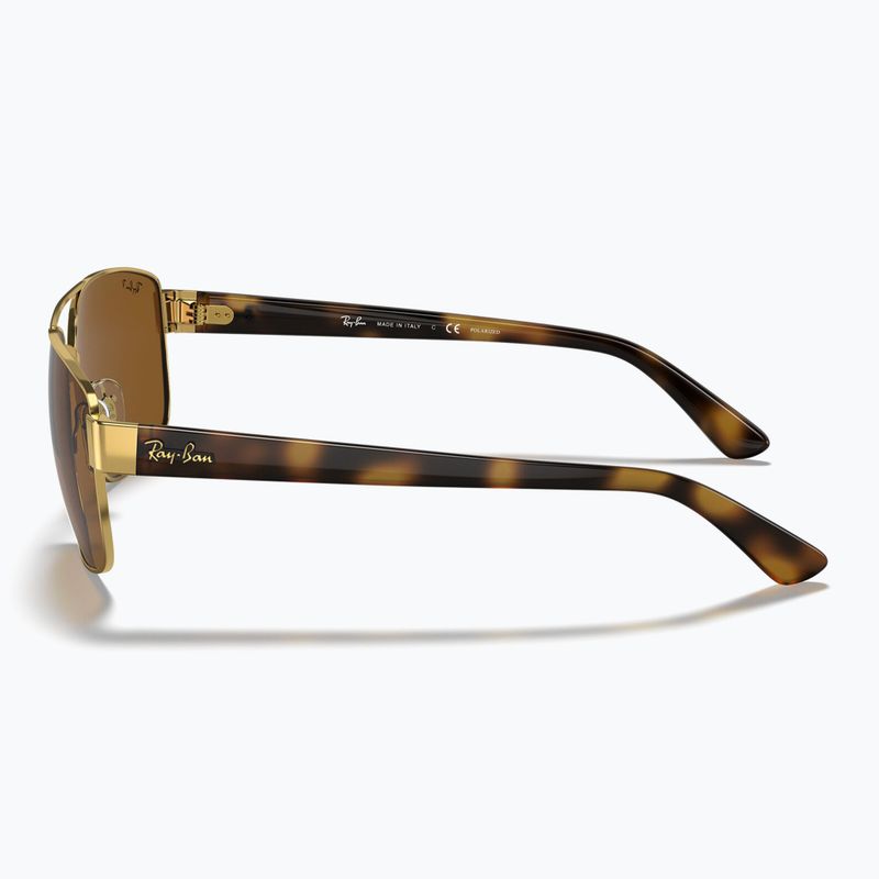 Sonnenbrille Ray-Ban RB3663 arista gold/brown 7
