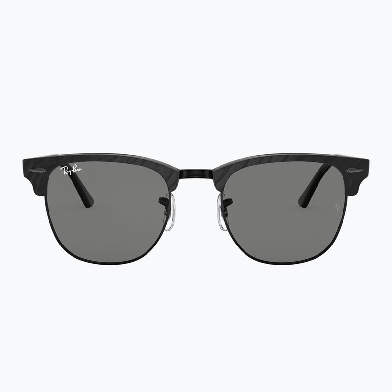 Sonnenbrille Ray-Ban Clubmaster Marble black/dark grey 2