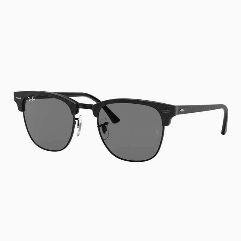 Sonnenbrille Ray-Ban Clubmaster Marble black/dark grey 4