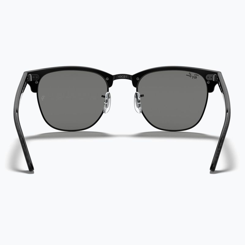 Sonnenbrille Ray-Ban Clubmaster Marble black/dark grey 5