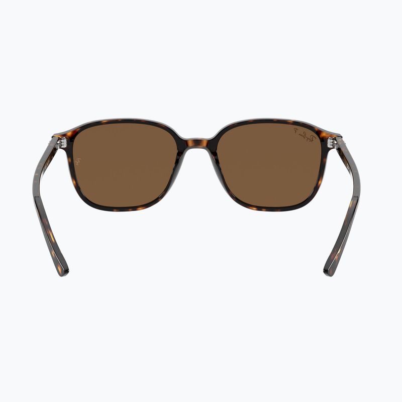 Sonnenbrille Ray-Ban Leonard tortoise/brown polarized 5