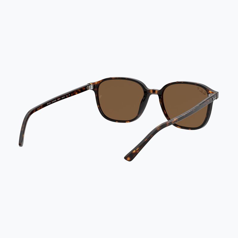 Sonnenbrille Ray-Ban Leonard tortoise/brown polarized 6