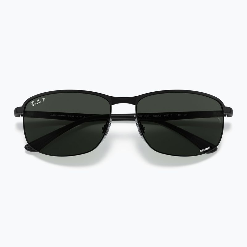 Sonnenbrille Ray-Ban Rb3671 Polarized+ Lenses black/dark grey polarized+ 3