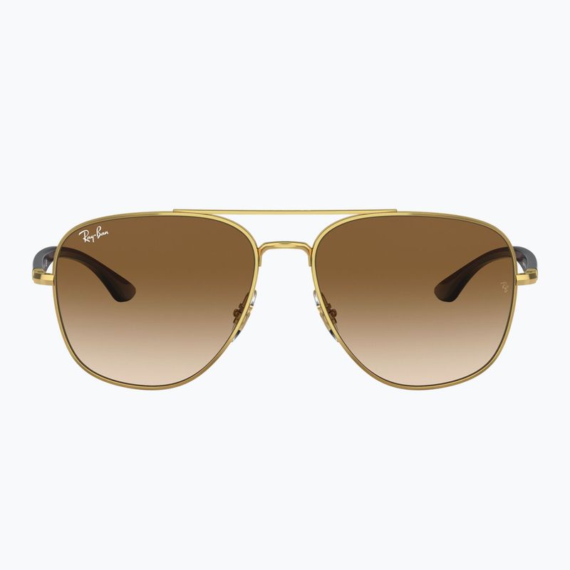 Sonnenbrille Ray-Ban RB3683 arista gold/brown 2