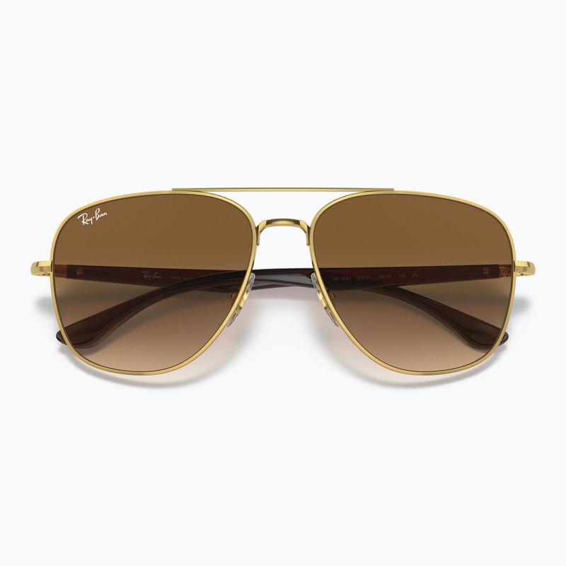 Sonnenbrille Ray-Ban RB3683 arista gold/brown 3