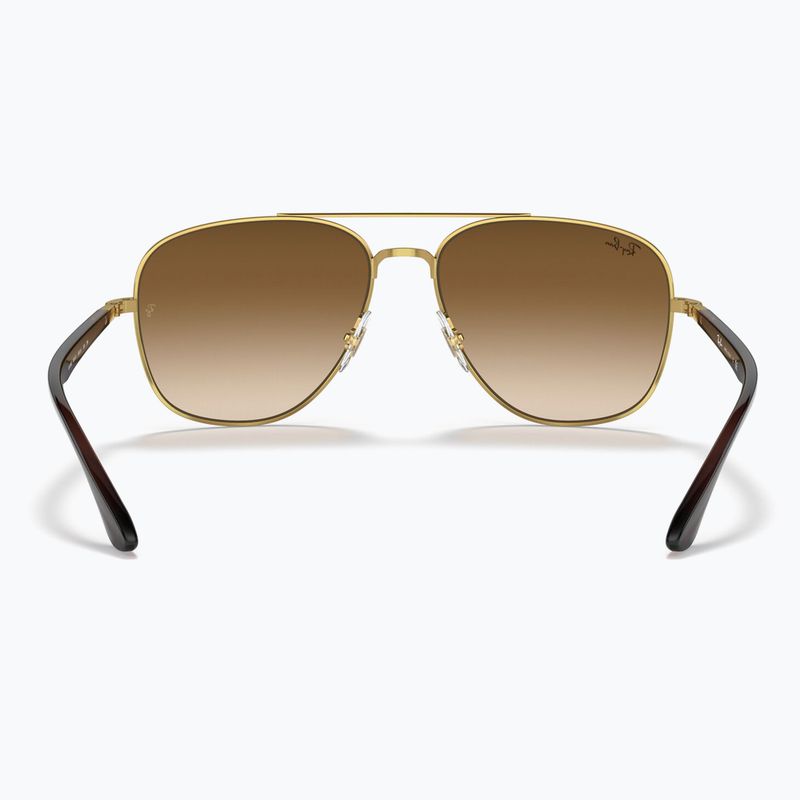 Sonnenbrille Ray-Ban RB3683 arista gold/brown 5