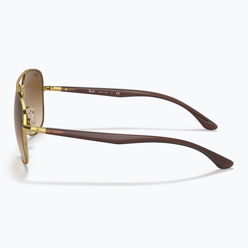 Sonnenbrille Ray-Ban RB3683 arista gold/brown 7