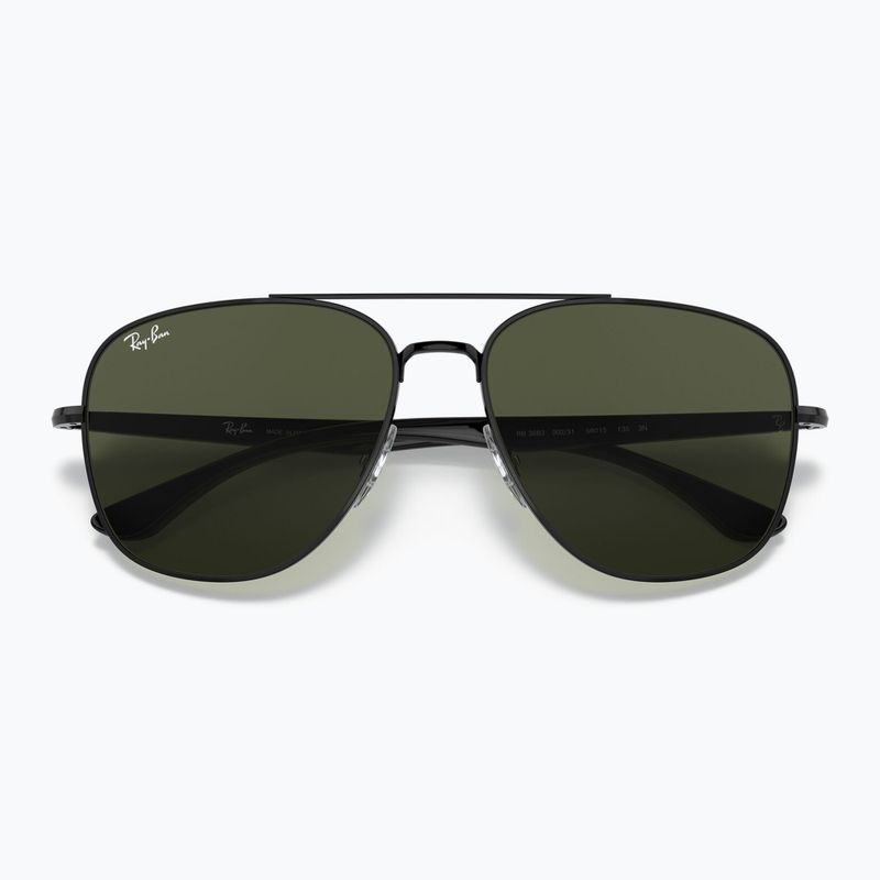 Sonnenbrille Ray-Ban RB3683 black/green g-15 3