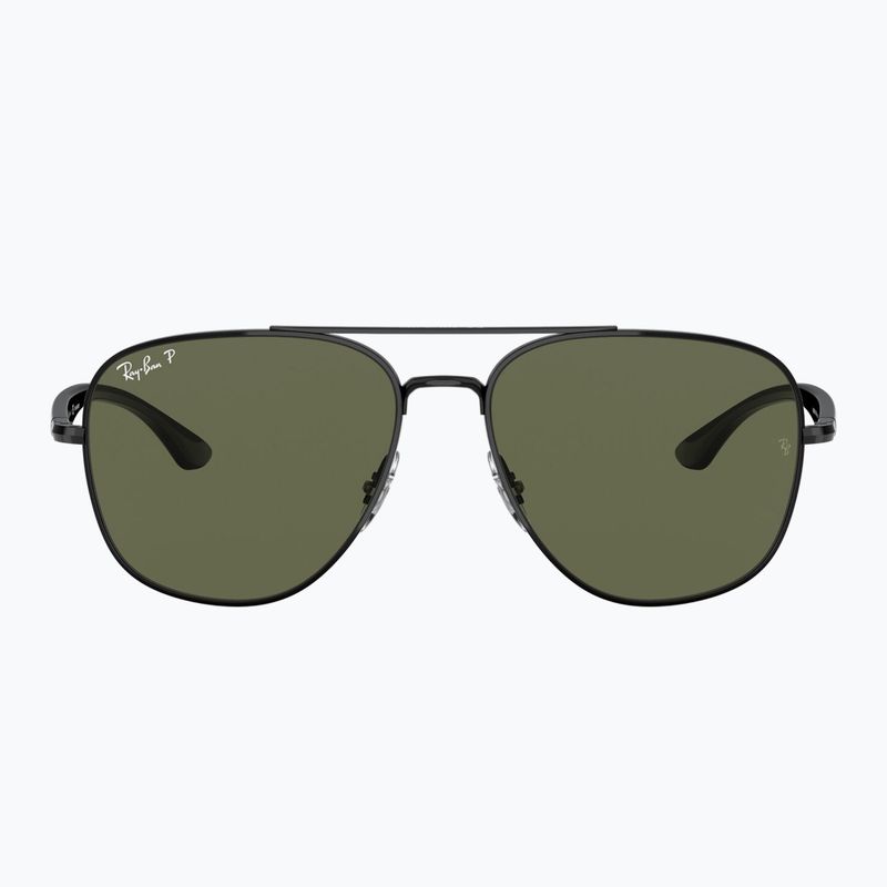 Sonnenbrille Ray-Ban RB3683 black/green g-15 polarized 2