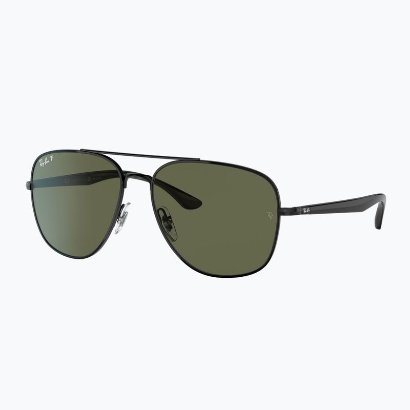 Sonnenbrille Ray-Ban RB3683 black/green g-15 polarized 4