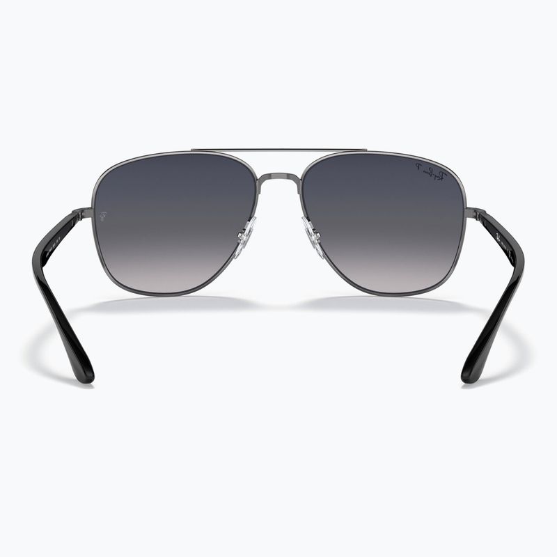 Sonnenbrille Ray-Ban RB3683 brass/blue grey polarized 5