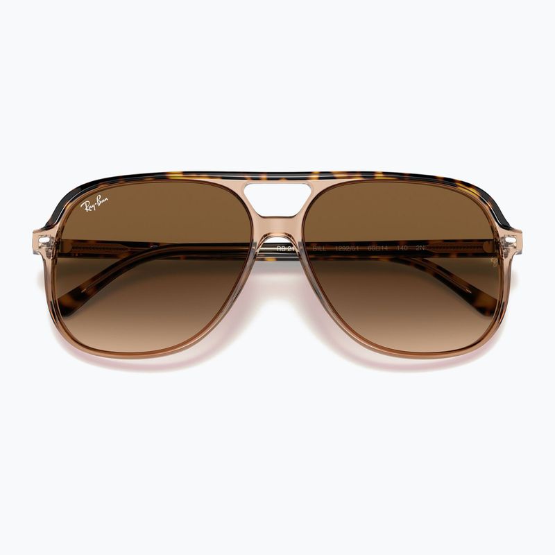 Sonnenbrille Ray-Ban Bill havana brown/transparent brown 3