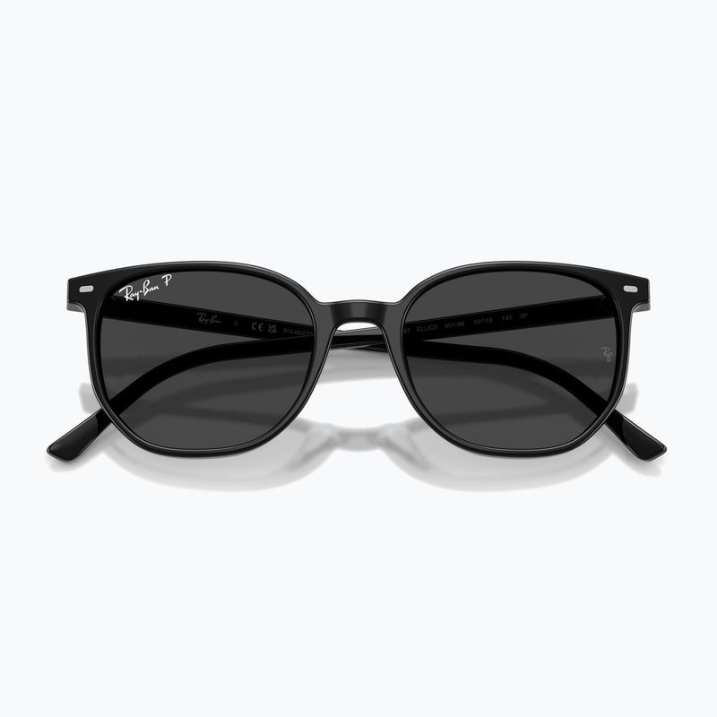 Sonnenbrille Ray-Ban Elliot black/black polarized 3