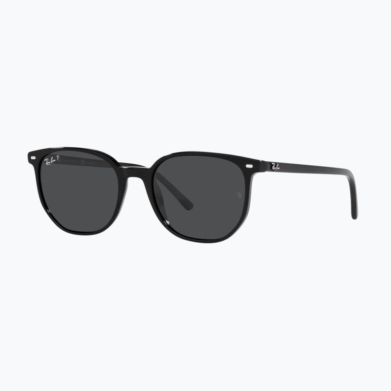 Sonnenbrille Ray-Ban Elliot black/black polarized 4
