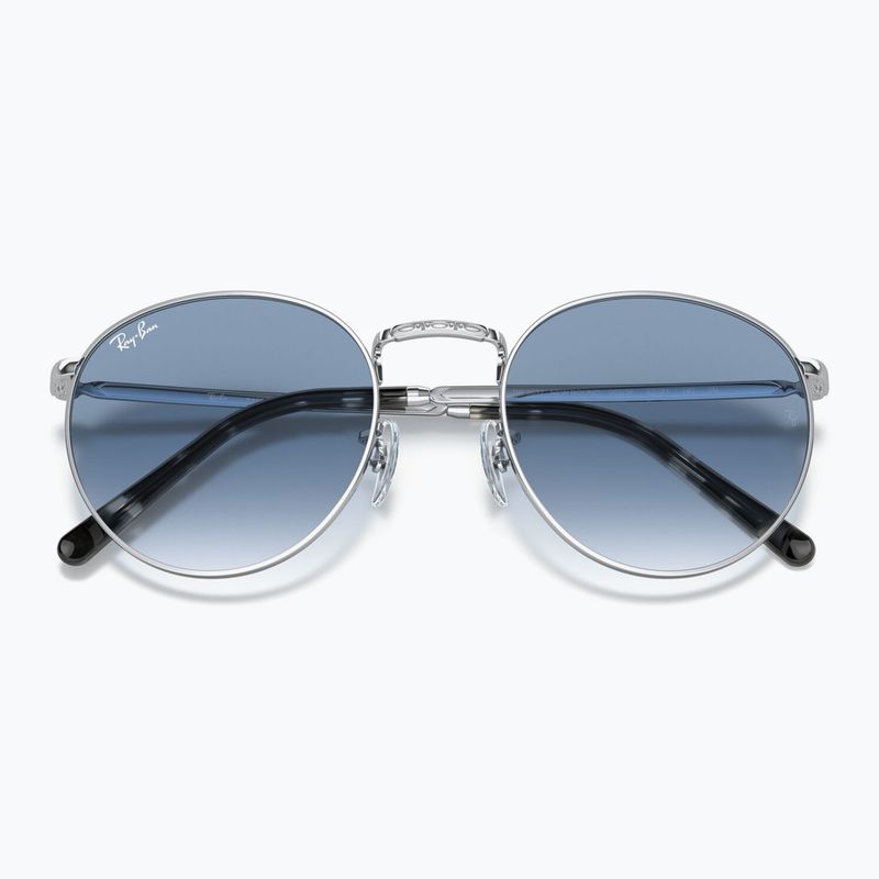 Sonnenbrille Ray-Ban New Round silver/blue 3