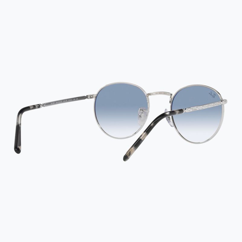 Sonnenbrille Ray-Ban New Round silver/blue 6