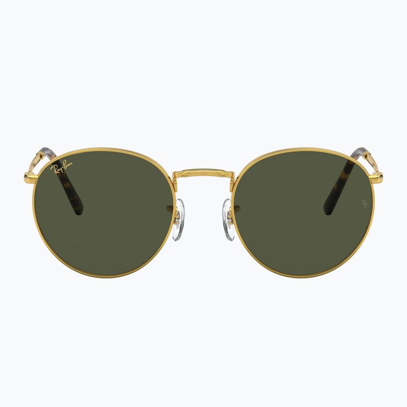 Sonnenbrille Ray-Ban New Round gold/green 2
