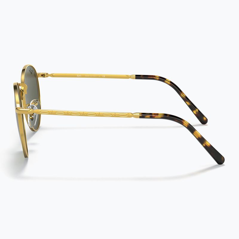 Sonnenbrille Ray-Ban New Round gold/green 7