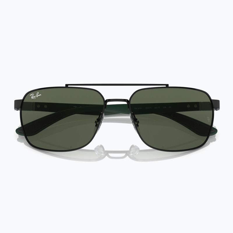 Sonnenbrille Ray-Ban RB3701 black/dark green 3