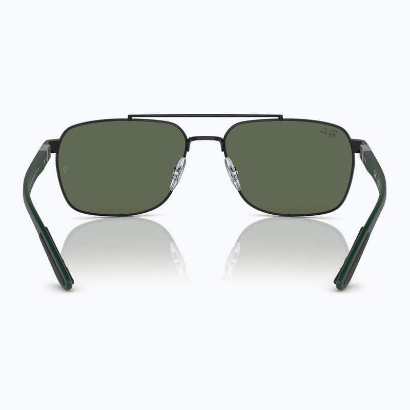 Sonnenbrille Ray-Ban RB3701 black/dark green 5