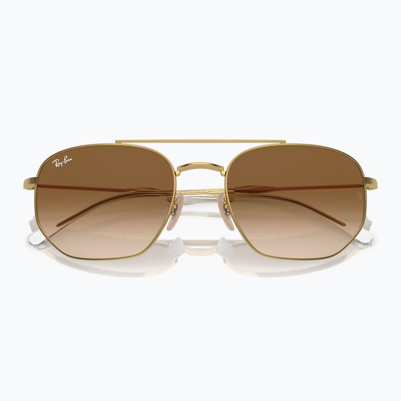 Sonnenbrille Ray-Ban RB3707 Polarized+ Lenses arista gold/brown 3