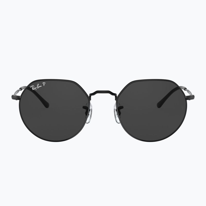Sonnenbrille Ray-Ban Jack black/black polarized 2