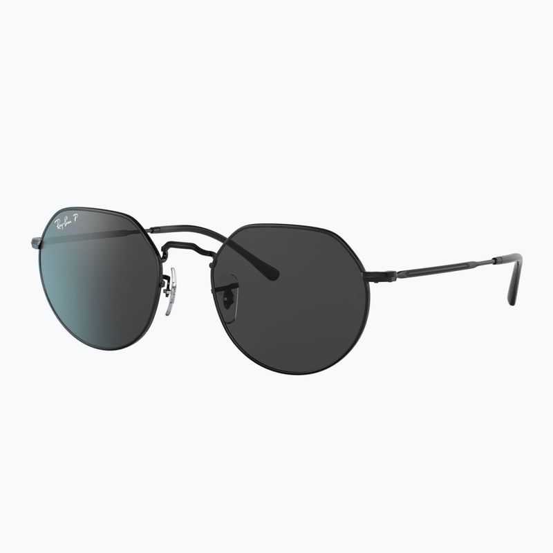 Sonnenbrille Ray-Ban Jack black/black polarized 4