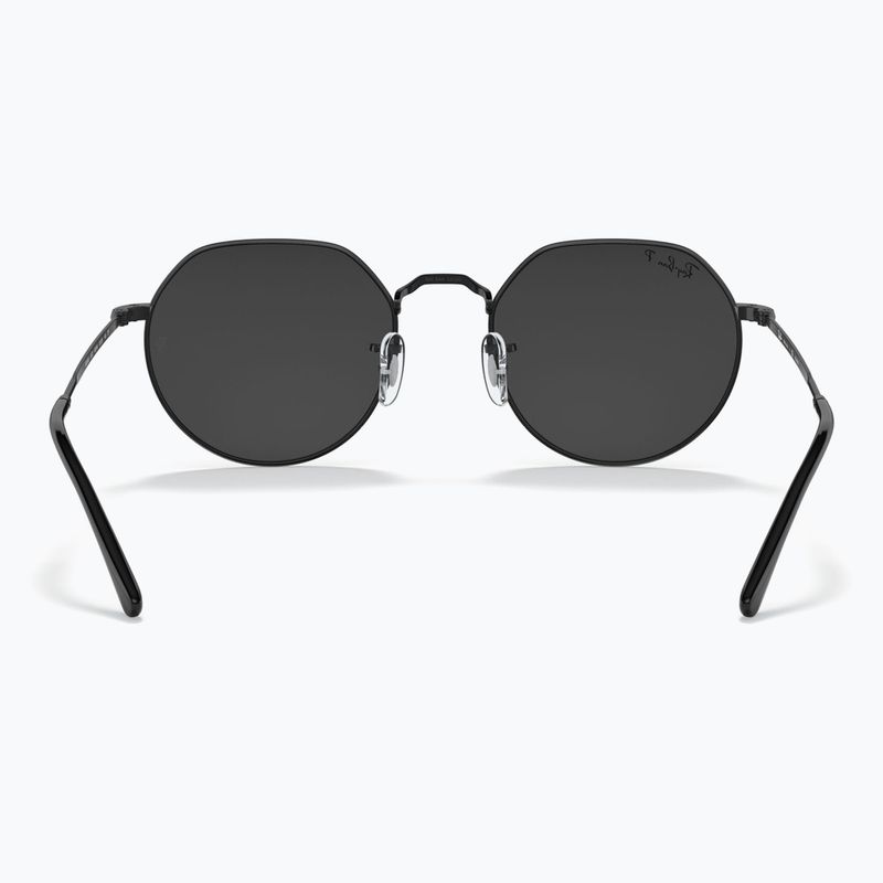 Sonnenbrille Ray-Ban Jack black/black polarized 5