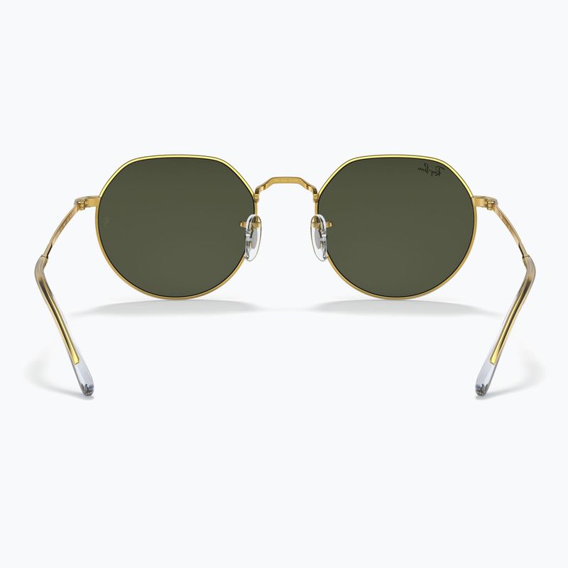 Sonnenbrille Ray-Ban Jack gold/green 5