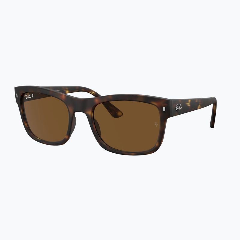 Sonnenbrille Ray-Ban RB4428 havana matte/brown polarized 4