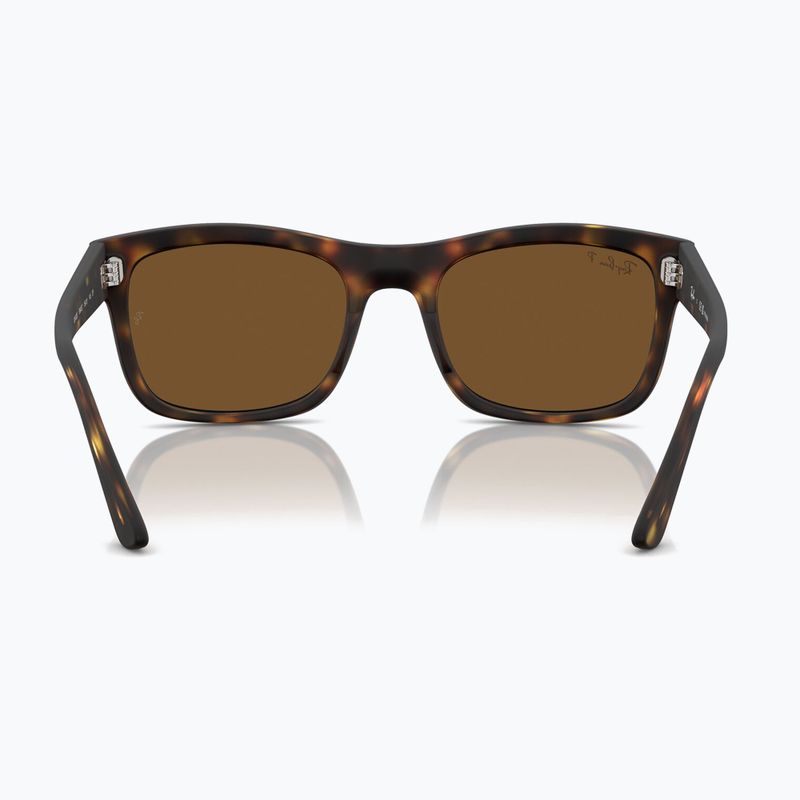 Sonnenbrille Ray-Ban RB4428 havana matte/brown polarized 5