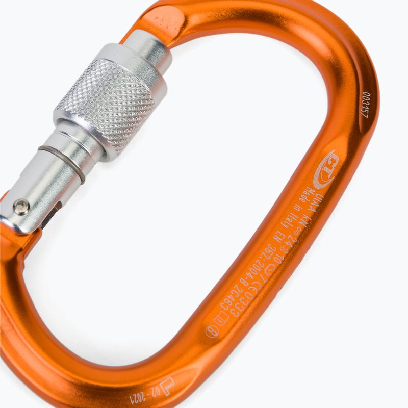Klettern Technologie Pillar Pro SG Karabiner orange 2C46300WBCCTSTD 3
