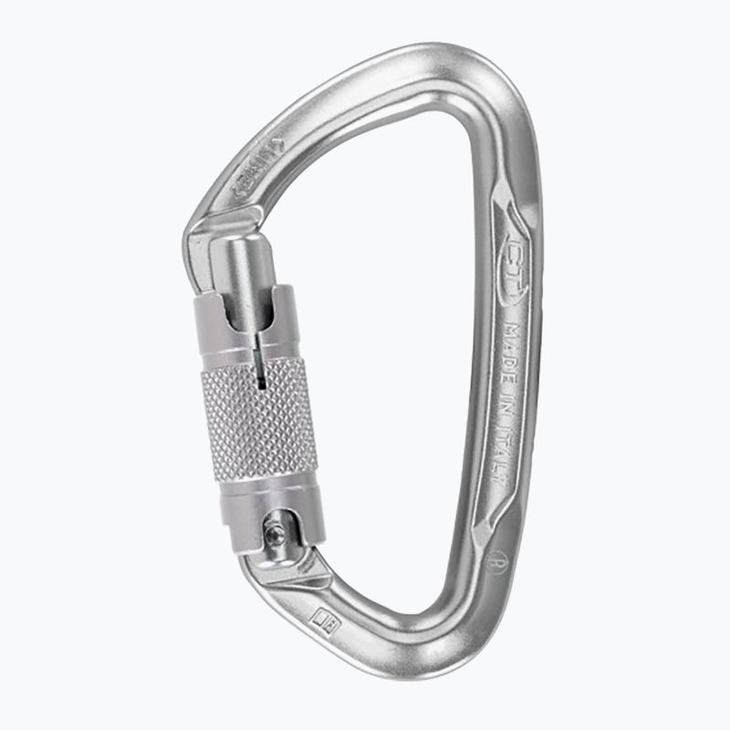 Karabiner Climbing Technology Lime WG Twist Lock silver