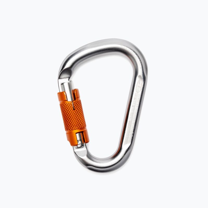 Klettern Technologie Hms Snappy Cf Twist Lock Karabiner L4600006 silber-orange 2C46000ZPE 2