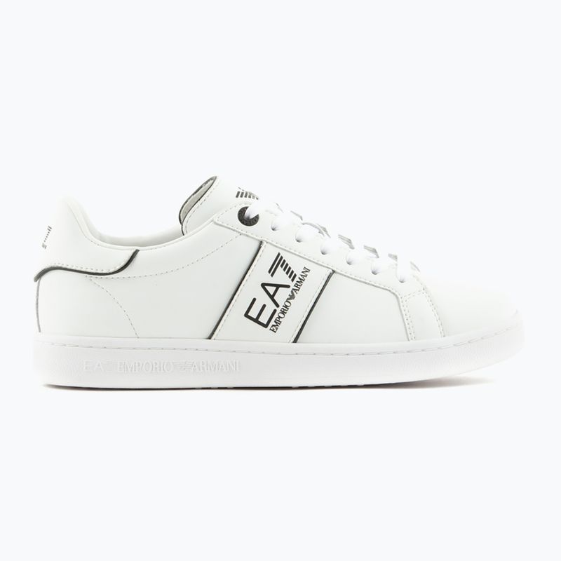 EA7 Emporio Armani Classic Logo weiß/schwarz Schuhe