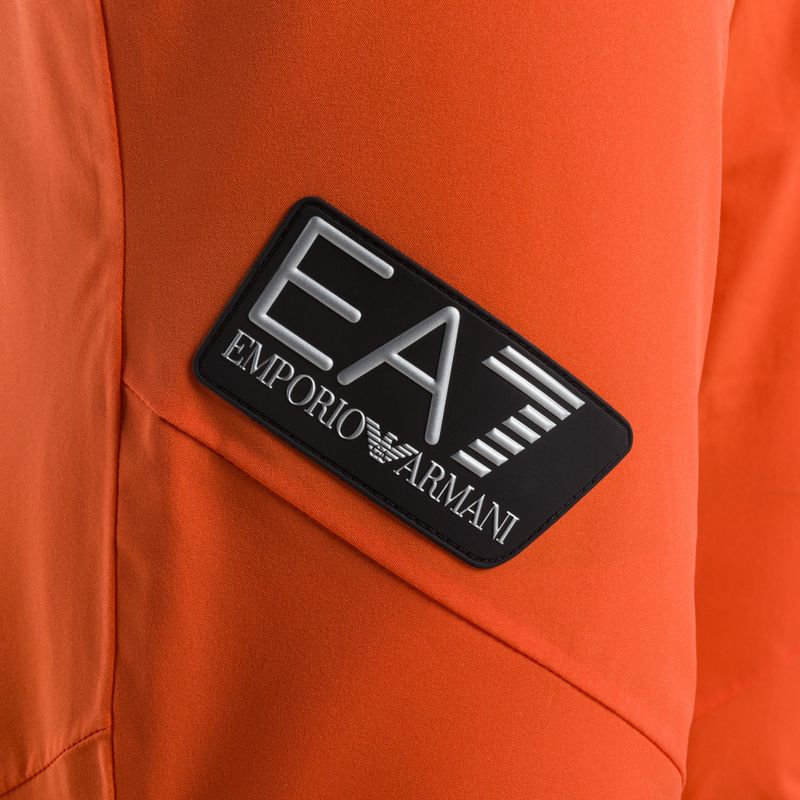 EA7 Emporio Armani Herren Skihose Pantaloni 6RPP27 fluo orange 4