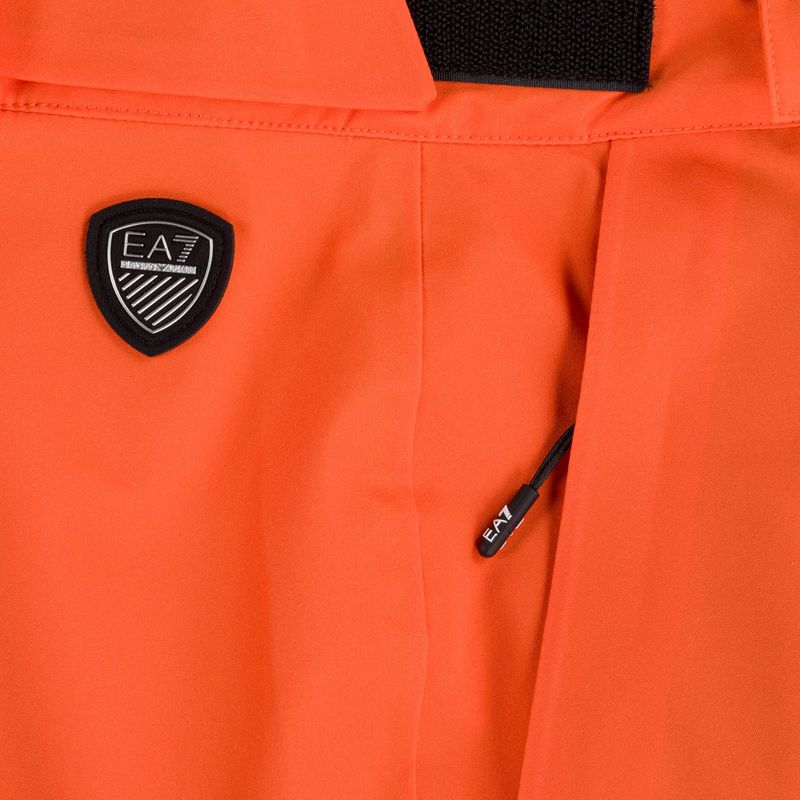 EA7 Emporio Armani Herren Skihose Pantaloni 6RPP27 fluo orange 5