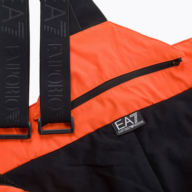 EA7 Emporio Armani Herren Skihose Pantaloni 6RPP27 fluo orange 7