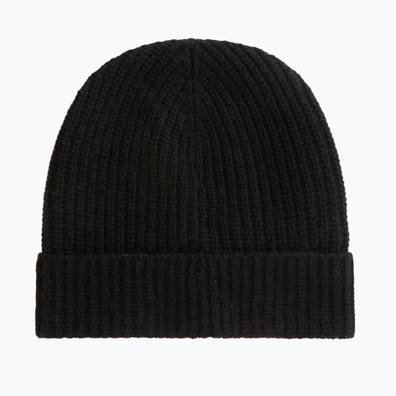 Herren-Beanie Woolrich Knitted Ribbed Beanie black 2
