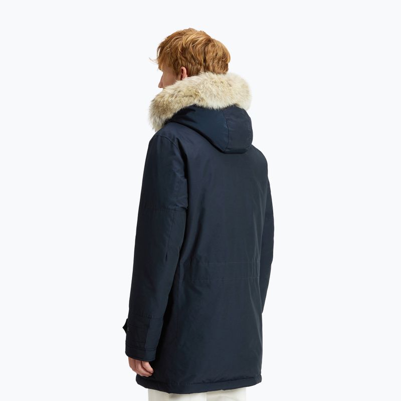 Jacke Herren Woolrich Polar High Collar Fur melton blue 3