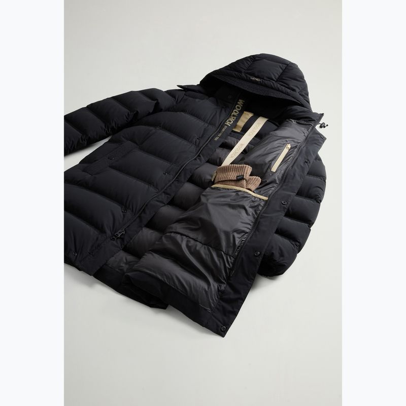 Jacke Herren Woolrich Matt Stretch Long Puffer black 16