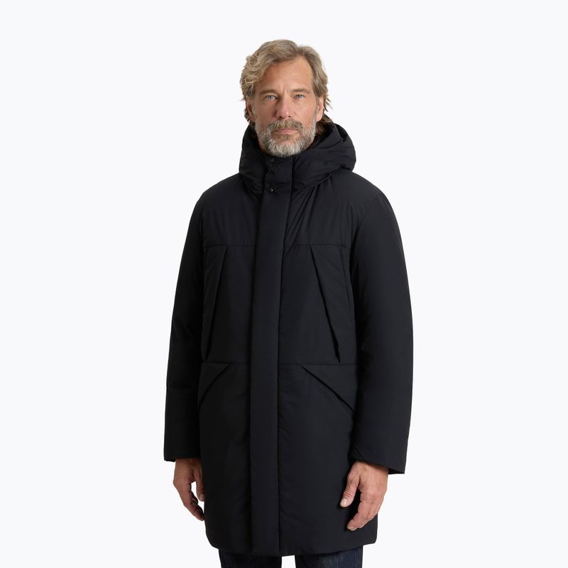 Herrenjacke Kurtka Woolrich Matt Stretch Teton Puffer black