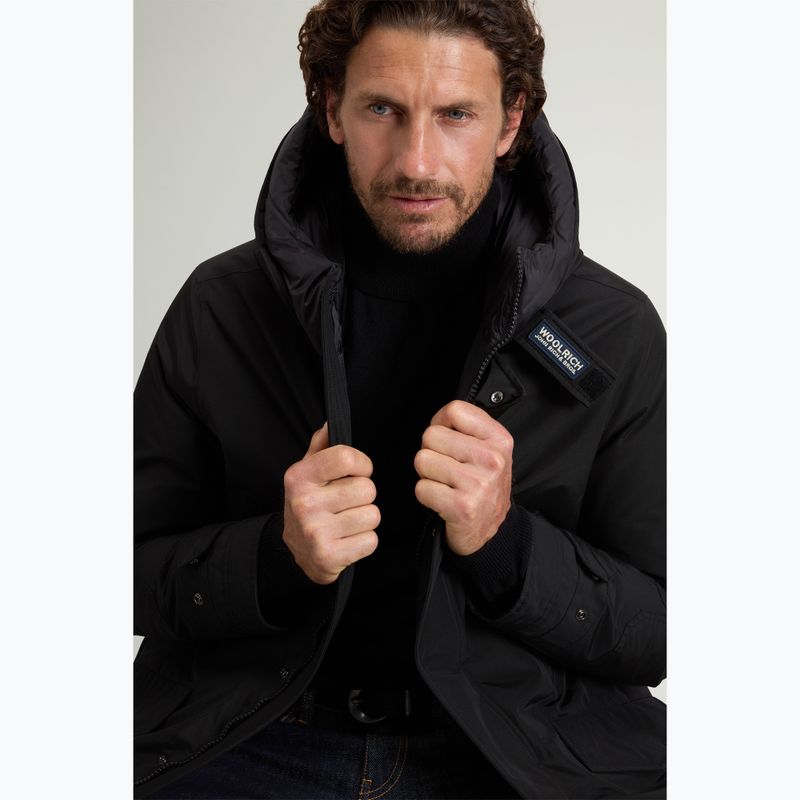 Gefütterter Herrenmantel Woolrich Polar High Collar Parka black 4