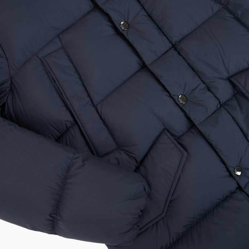 Herrenjacke Kurtka Woolrich Cloud Davis Parka melton blue 4
