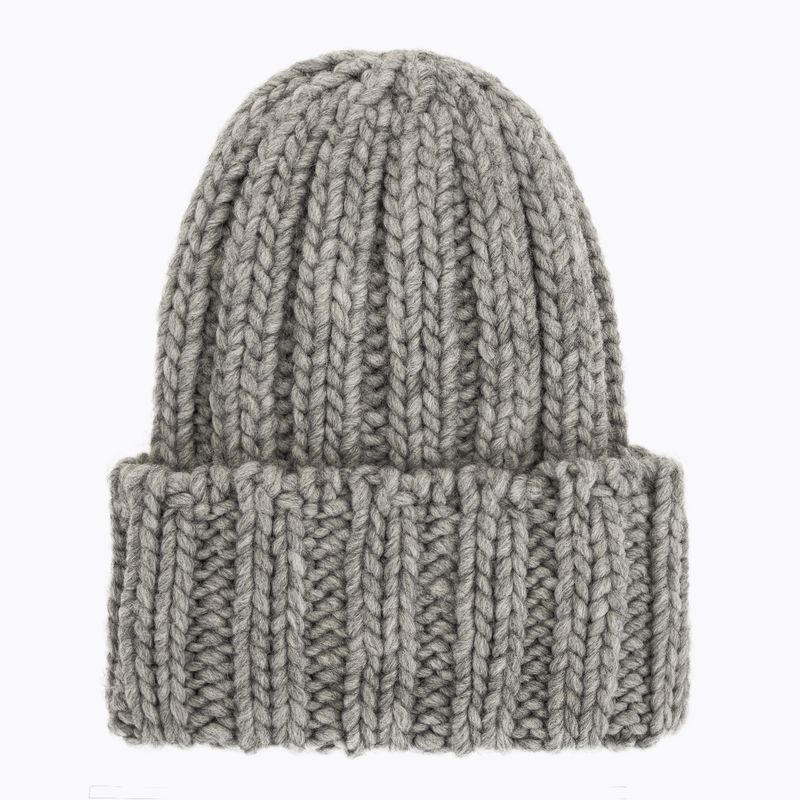 Damen Wintermütze Woolrich Chunky Beanie light grey melange 2