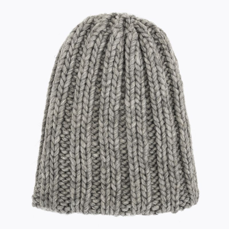 Damen Wintermütze Woolrich Chunky Beanie light grey melange 4